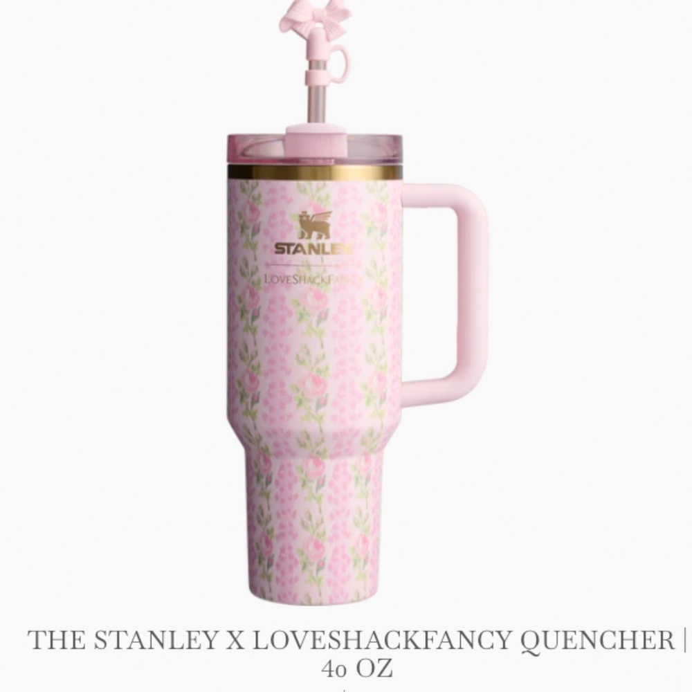 Stanley X LoveShackFancy 40 Oz. Quencher- Blooming Heirloom
